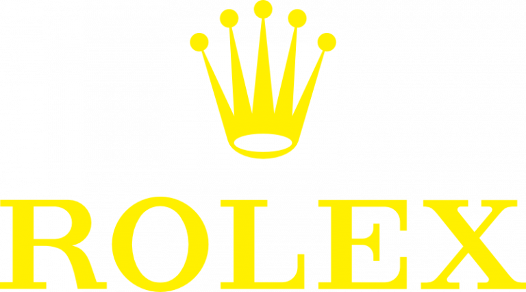 rolex logo in gold